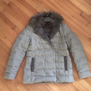 Peserico light gray coat